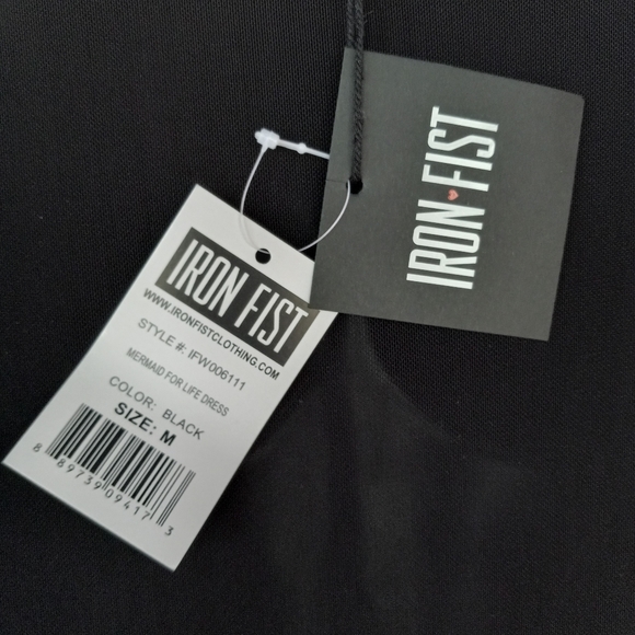 LAST 1! Iron fist mermaid nwt soft flowy maxi w sheer mesh top & seashell pastie - Picture 3 of 16